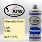 Preview: Mercedes-Benz, Light Ivory, 623 / 1623: 400ml Sprühdose, von ATW Autoteile West.